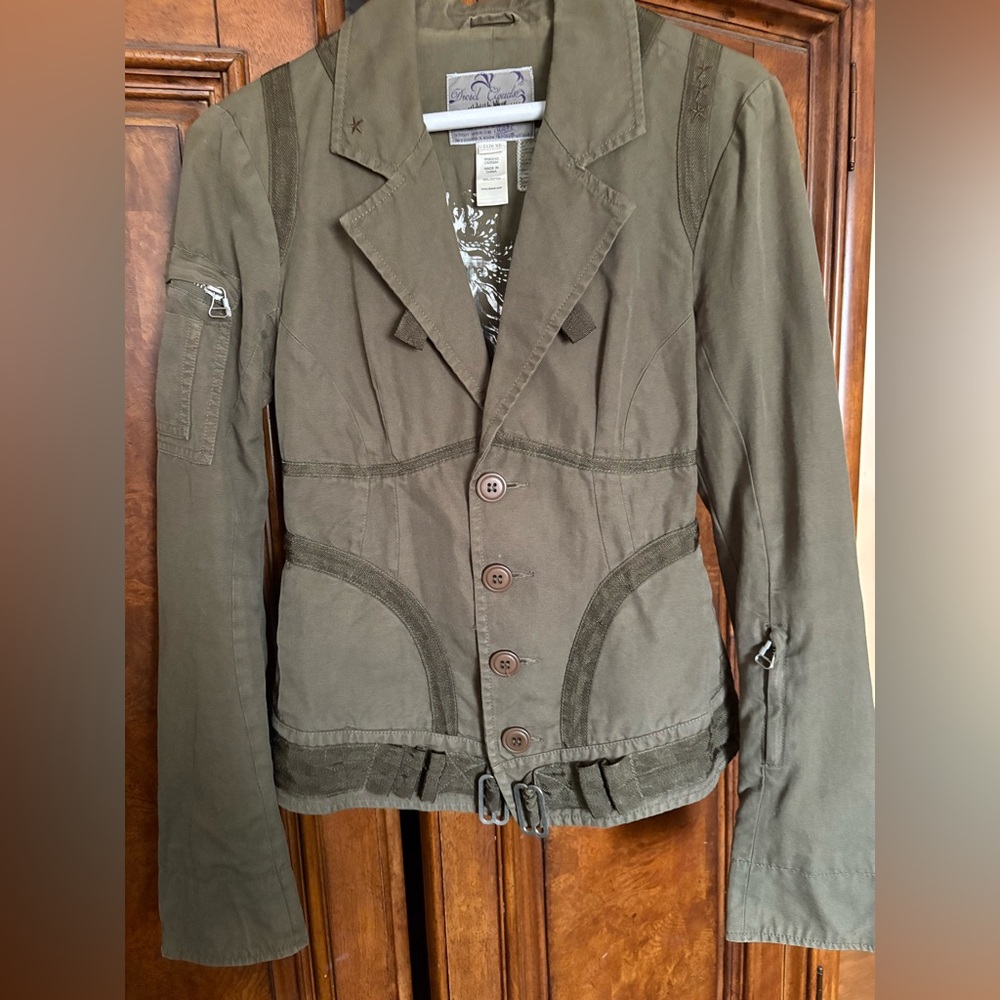 Diesel Khaki Utility Jacket for Women